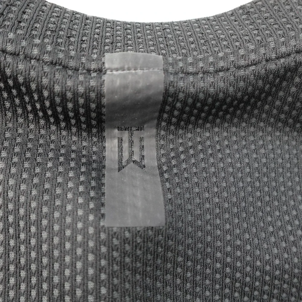 Nike Tiger Woods Dri-FIT ADV Blade Polo Mens XL Black Golf Shirt CU9524